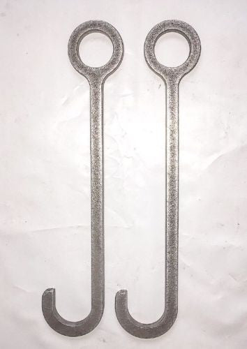 10" Target Hanger Hooks for Pipe Set of 2